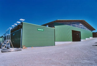 Hangar air dryers sawmill Eurochêne